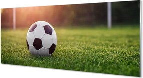 Szklany Panel Piłka w Świetle Bramki