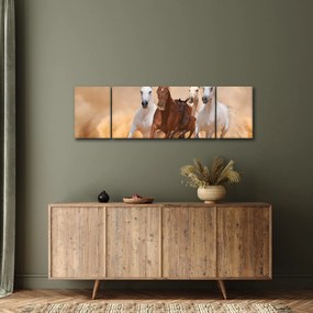 Obraz - Stado koni (170x50 cm)