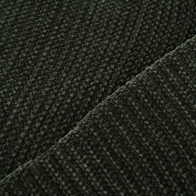 Koc szenilowy CHENILLE zielony 130x170 cm HOMLA