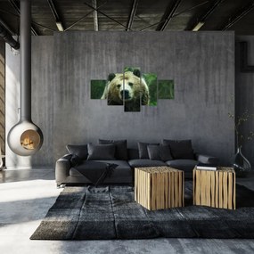 Obraz niedźwiedzia (125x70 cm)