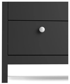 Czarna wysoka komoda 82x99 cm Madrid – Tvilum