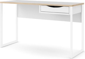 Białe biurko z szufladą Function Plus 1S
