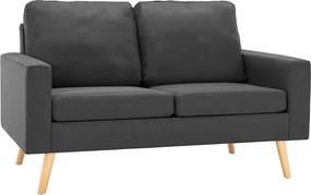 2-osobowa ciemnoszara sofa L0-D82