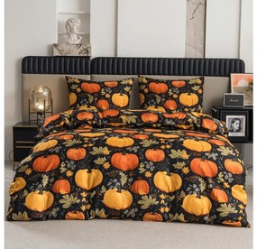 PrzytulneMieszkanie.pl PrzytulneMieszkanie.pl Pościel z mikrofibry ORANGE PUMPKINS kolorowy Rozmiar pościeli: 70 x 90 cm | 140 x 220 cm