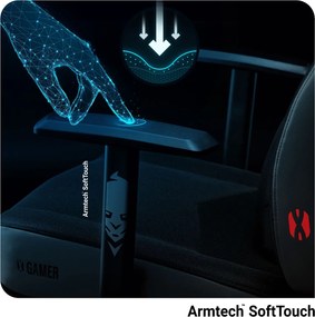 Krzesło do gamingu Diablo X-Gamer 2.0 Normal Size Dark Obsidian