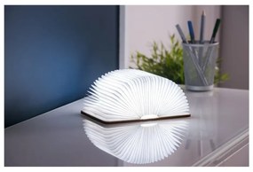 Lampa stołowa LED w naturalnym kolorze z tekstylnym kloszem (wysokość 2,5 cm) Booklight – Gingko