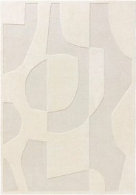 Kremowy dywan Eve I o abstrakcyjnym wzorze