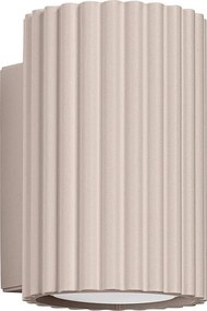 Lampa Ścienna Minimalistyczny Karbon, Aluminium - 1 Źródło - L.6.5 X H.10 Cm - Taupe