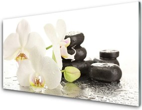 Panel Szklany Spokój Zen: Kwiatowa Harmonia