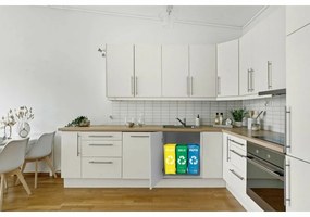 Sixtol Worki na odpady SORT EASY 3 SLIM, 18 x 30 x40 cm, 3 x 22 l, 3 szt.