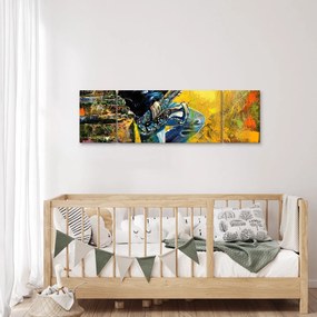 Obraz saksofonisty (170x50 cm)