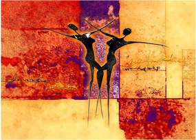 Obraz - Afrykańskie boginie (70x50 cm)