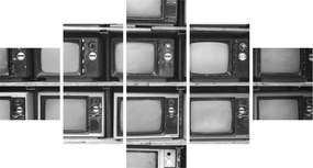 Obraz - Retro TV (125x70 cm)