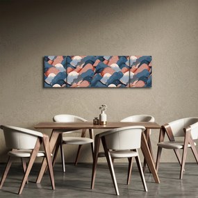 Obraz - Fale i wzgórza (170x50 cm)