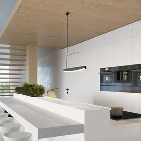 Lampa wisząca JORUN 80 czarna LED 3000K SOLLUX  LIGHTING