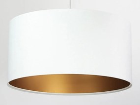 Lampa wisząca HOME 60 biała/złota
