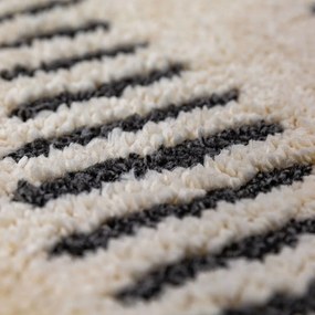 Kremowy dywan 200x290 cm Knot – Flair Rugs