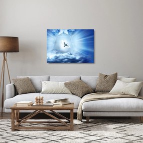 Obraz na szkle - Boska gołębica (70x50 cm)