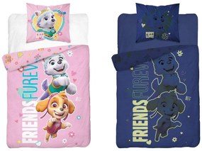 PrzytulneMieszkanie.pl PrzytulneMieszkanie.pl Świecąca pościel PAW PATROL Friends furever różowa Rozmiar pościeli: 70 x 80 cm | 140 x 200 cm