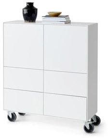 Biała wysoka komoda 91x103 cm Edge by Hammel – Hammel Furniture