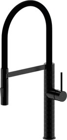 Architek Bateria zlewozmywakowa z główką prysznicową czarny - Essebagno