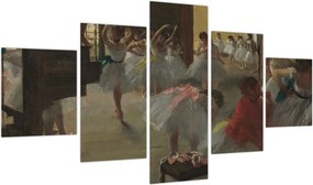 Obraz - Edgar Degas, The Dance Class, reprodukcje (125x70 cm)