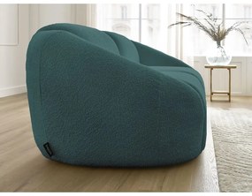 Turkusowa sofa z materiału bouclé 230 cm Tina – Bobochic Paris