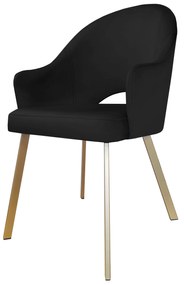 Krzesło obrotowe Velvet podstawa Profil złota MG19