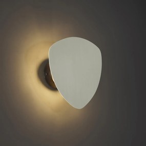 Designerski kinkiet beżowy organiczny 20 cm 2-źródła światła - Pulley