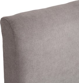 Łóżko Tapicerowane 140x200 cm MARSYLIA ze Stelażem i Pojemnikiem Dwuosobowe Szare