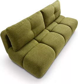 Sanvi – nowoczesna kanapa z funkcją spania, pojemnikiem na pościel i zaokrągloną, elegancką linią designu