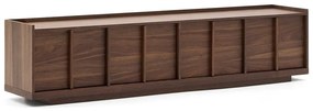 Brązowa szafka pod TV w dekorze orzecha 200x47x40 cm Onix – Kave Home