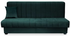 Sofa z Funkcją Spania SIGMA Rozkładana Wersalka Dwuosobowa Zielona Nowoczesna do Salonu