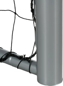SPORTNOW Bramka piłkarska odporna na warunki atmosferyczne, mocna siatka, stabilna metalowa rama, łatwy montaż, 300 x 200 x 120 cm