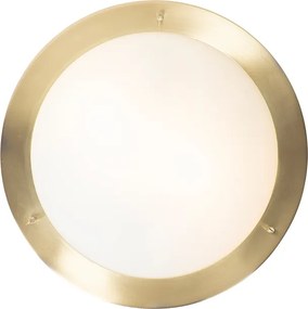 Nowoczesna lampa sufitowa złota 41 cm IP44 - Yuma