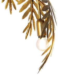 Lampa stojąca w stylu vintage złota 193 cm 3-światłowa - Botanica Rustykalny / Vintage Oswietlenie wewnetrzne