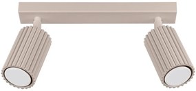 Dwupunktowy plafon taupe  W6-T78