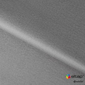 Szare tapicerowane łóżko jednoosobowe ze schowkiem ze stelażem 90x200 cm Lamica – ELTAP