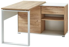 Biurko w dekorze dębu 120x117 cm Lioni – Germania