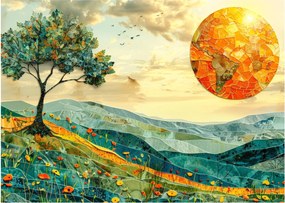 Obraz - Ilustracja krajobrazu (70x50 cm)