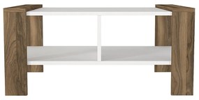 Stolik konferencyjny Erica White Walnut