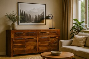 Drewniana komoda w stylu vintage R6-A77