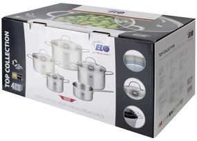 Elo 42505 5-częściowy zestaw garnków ze stalinierdzewnej Top Collection