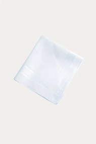 Chusteczki bambusowe EROS, 3 szt Biały 43 x 43 cm W ozdobnym pudełku 3 szt