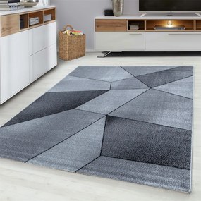 Dywan nowoczesny Beta wielokąty szary 160 cm x 230 cm