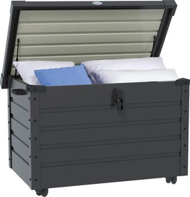 Outsunny Skrzynia Ogrodowa 295l Odporna na Warunki Atmosferyczne Szara | Aosom PL