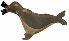 PafDog Foka Gavin zabawka dla psów ze skóry i juty, 31 cm