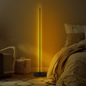 Czarna lampa stojąca LED (wysokość 153 cm) Only – Opviq lights