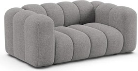 Szara sofa z tkaniny szenilowej 170 cm Lupine – Micadoni