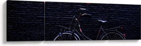 Obraz roweru w Amsterdamie (170x50 cm)